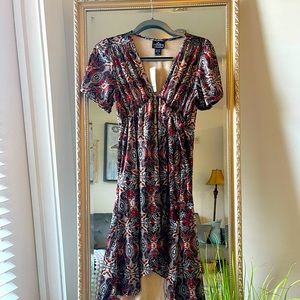 Angie, fall colored dress